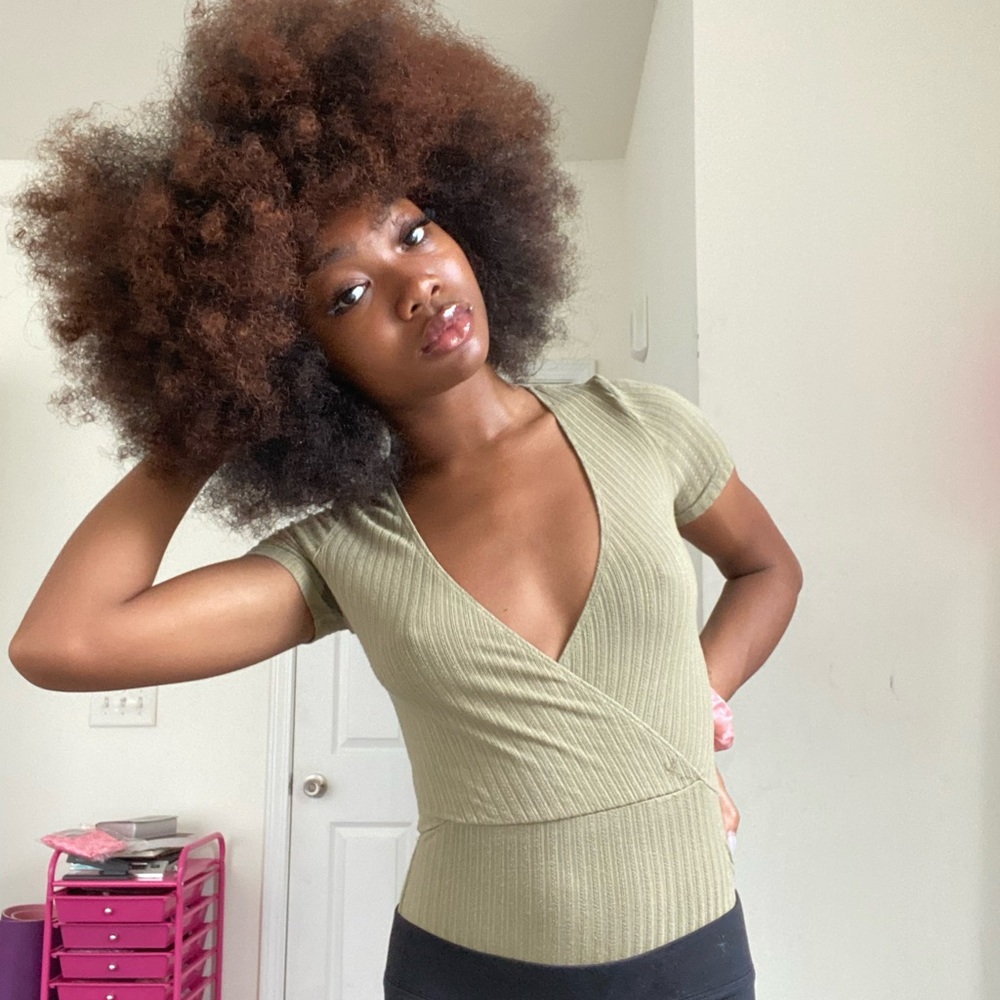 Olive Green Body Suit💚
